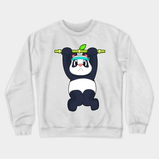 Panda Fitness Pull-ups Crewneck Sweatshirt